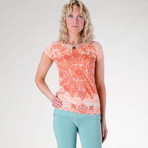 Prana orange burnout Chai Tee